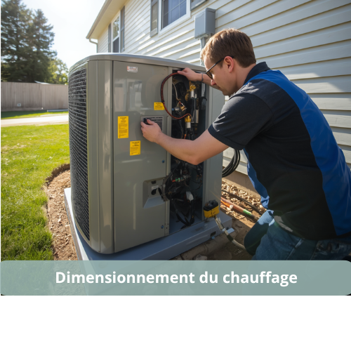 Calcul du dimensionnement de votre système de chauffage