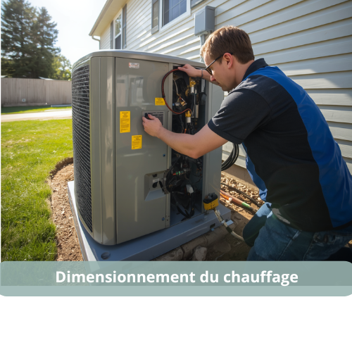 Calcul du dimensionnement de votre système de chauffage
